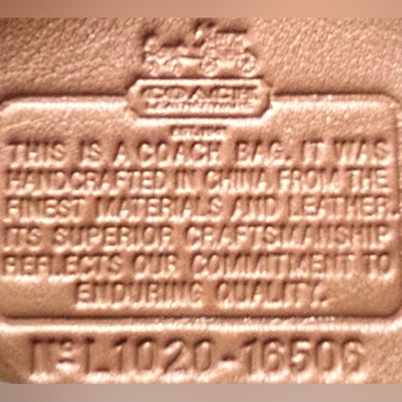 Coach Vintage Snakeskin Embossed Genuine Leather MAGGIE Hobo Bag - Picture 2 of 11